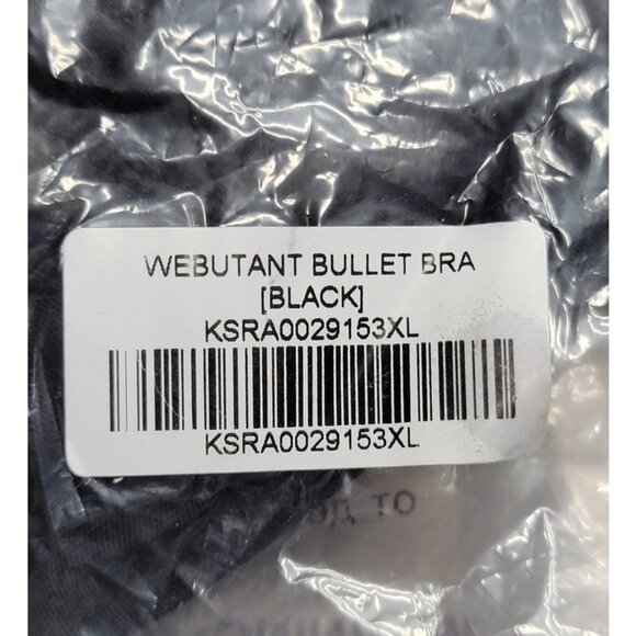 NWT Killstar Black Webutant Bullet Bra 3XL & Panty 4XL Set - Picture 10 of 12